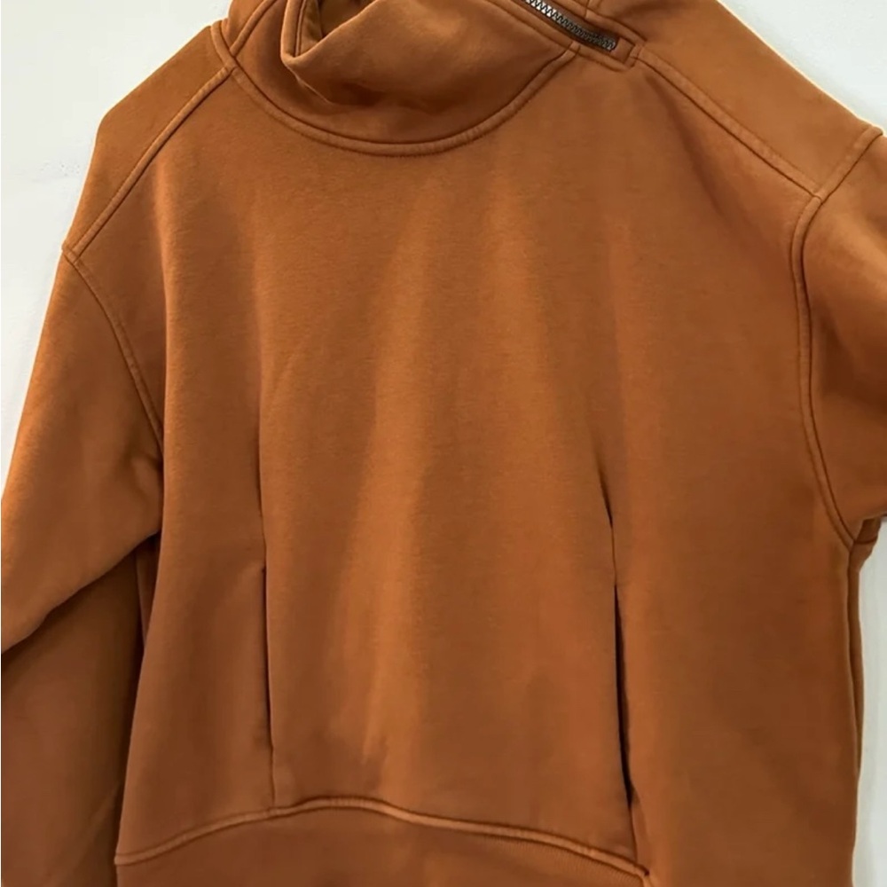 All in Motion Rust High-Neck Pullover - Picture 6 of 9